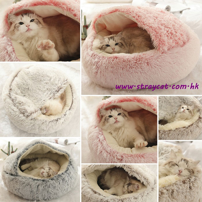 毛毛保暖貓床