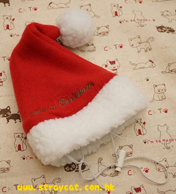 聖誕寵物帽