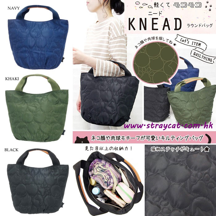 日本Knead車線貓手挽袋