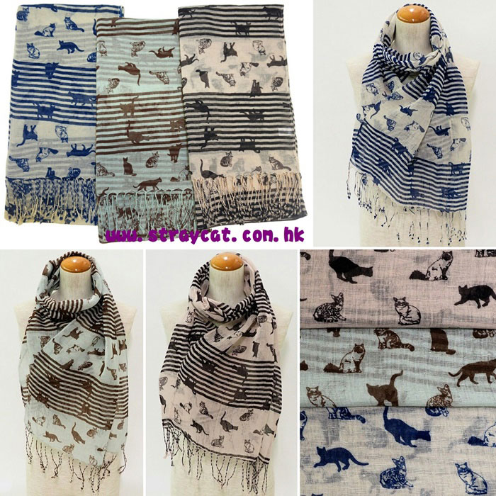 日本貓集會頸巾