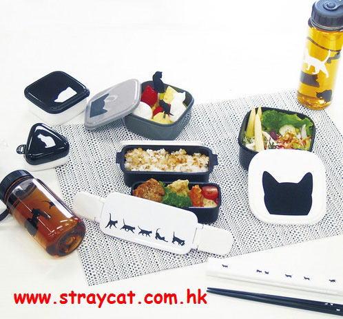 剪影貓食物盒示範