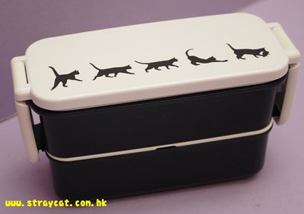 剪影貓飯盒